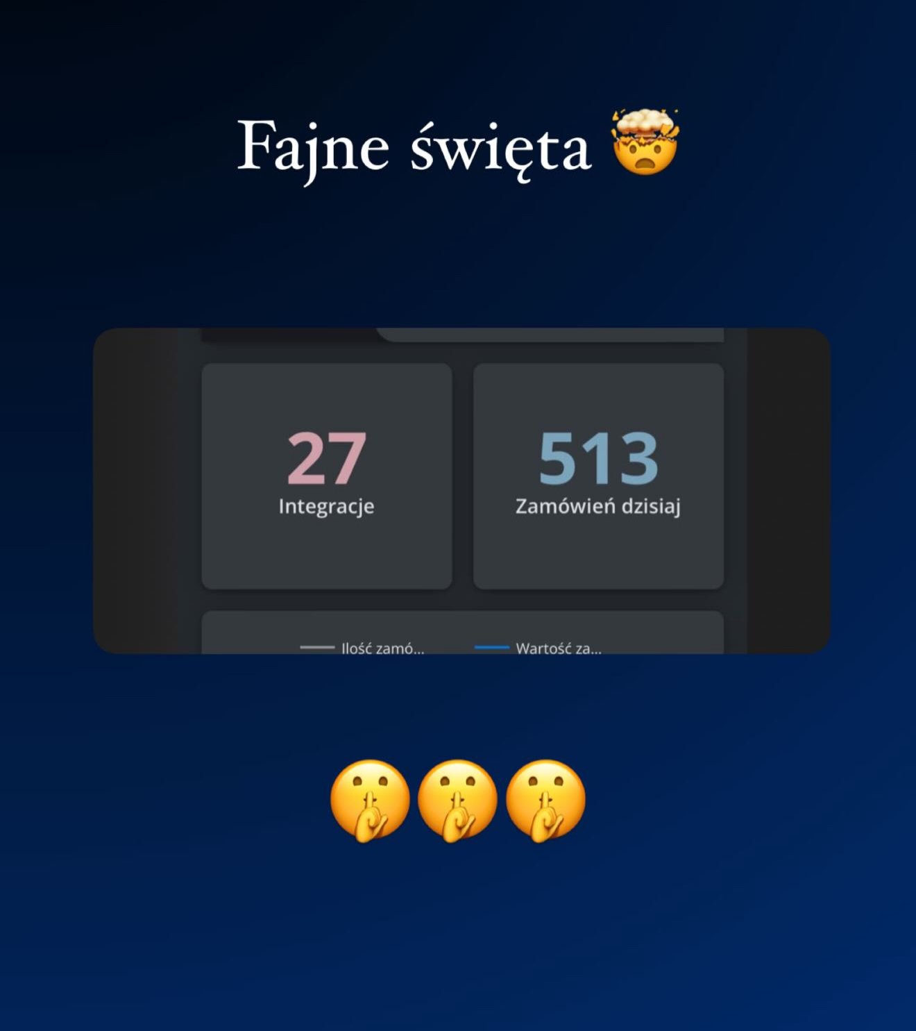 Screen wiadomości lub wyniku z proofów Akademii